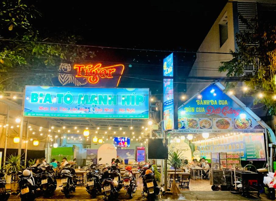 Bia Tô Mạnh Híp - Quán nhậu Bình Dương nổi tiếng