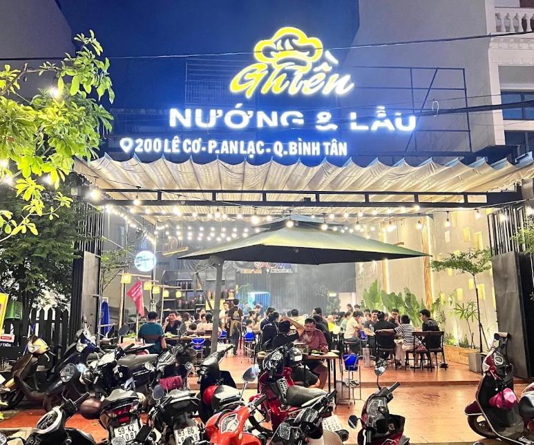 Ghiền BBQ có không gián thoáng mát