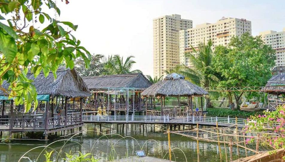 Nhà Bè Garden - Quán nhậu Nhà Bè có không gian xanh, thoáng mát
