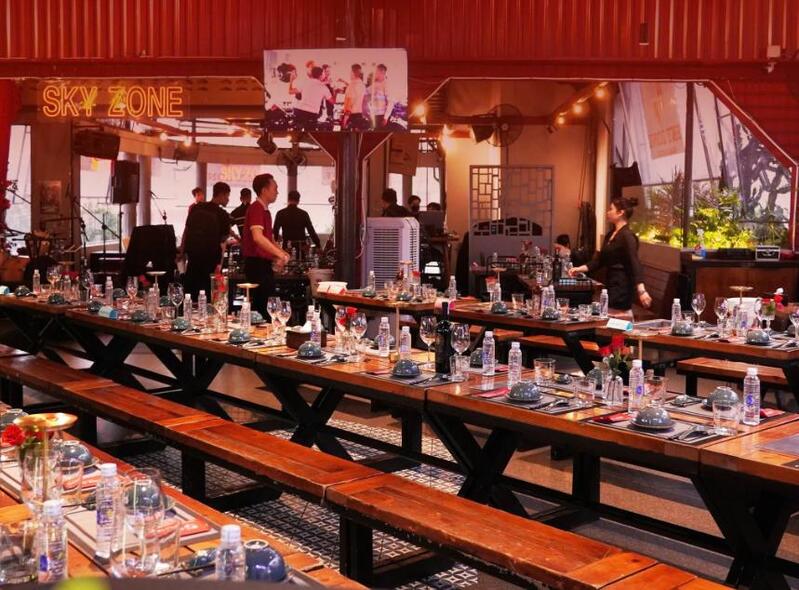 Sky Zone Beer Garden