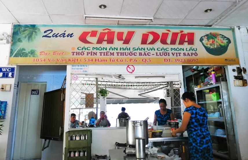 Quán Cây Dừa - Quán nhậu Quận 5 bình dân