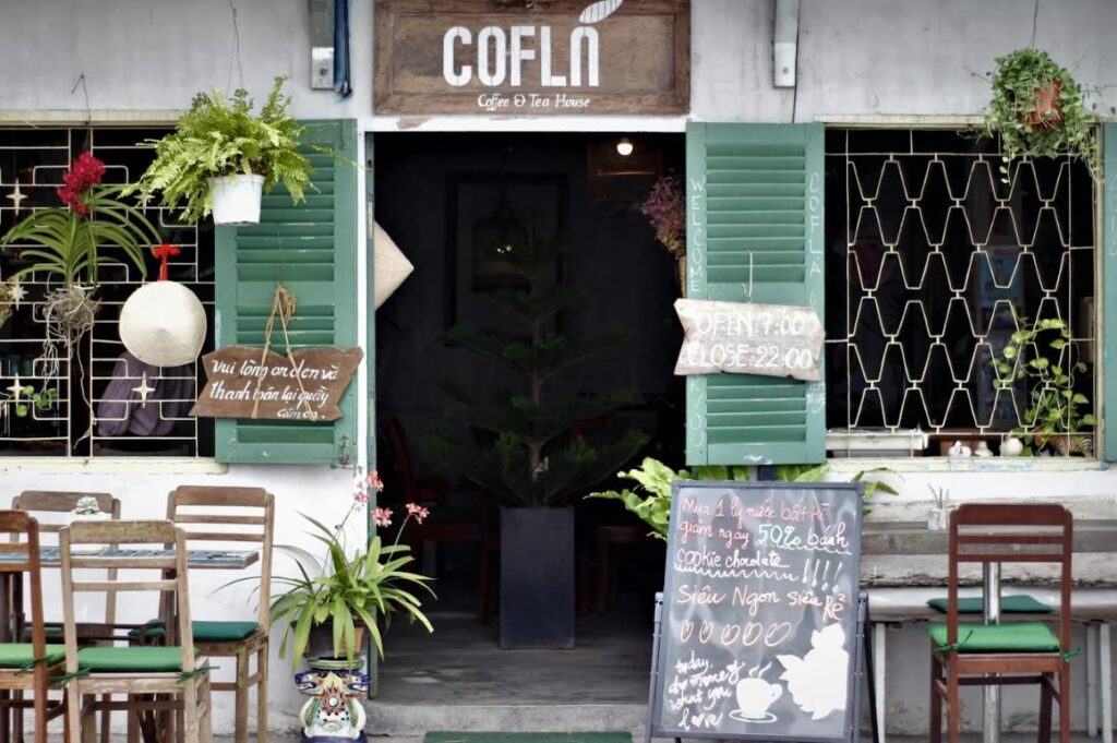 Cofla - Quán cafe Nhà Bè thư giãn với không gian xanh mát