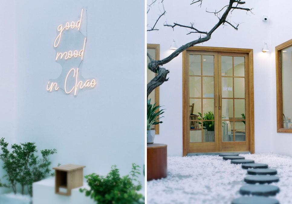 Và Chao – Bato - Quán cafe Bình Châu view đẹp với tone trắng nổi bật